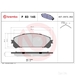 BREMBO Brake Pads | P83145 - Set
