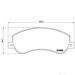 Brake Pad Set BREMBO P85115 /  - Set