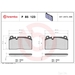 BREMBO Brake Pads | P85123 - Set