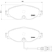 BREMBO Brake Pads | P85126 - Set