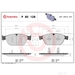 BREMBO Brake Pads | P85128 - Set