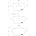 BREMBO Brake Pads | P85129 - Set