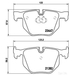 Brake Pad Set BREMBO P06029 /  - Brake Pad Set