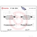 Brembo P24210 - Set