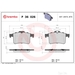 BREMBO Brake Pads | P36026 - Brake Pad Set