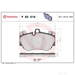 Brake Pad Set BREMBO P65016 /  - Brake Pad Set