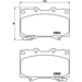 Brake Pad Set BREMBO P83048 /  - Brake Pad Set
