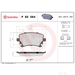 Brake Pad Set BREMBO P85064 /  - Brake Pad Set