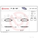 Brake Pad Set BREMBO P23107 /  - Set