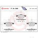 Brake Pad Set BREMBO P24058 /  - Set