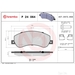Brake Pad Set BREMBO P24064 /  - Set