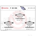 Brake Pad Set BREMBO P28036 /  - Set