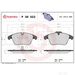 Brake Pad Set BREMBO P36022 /  - Set