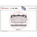 Brake Pad Set BREMBO P44005 /  - Set