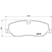 Brake Pad Set BREMBO P44014 /  - Set
