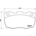 Brake Pad Set BREMBO P44015 /  - Set