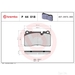 Brake Pad Set BREMBO P44018 /  - Set
