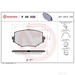 Brake Pad Set BREMBO P49020 /  - Set