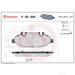 Brake Pad Set BREMBO P50050 /  - Set