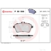 Brake Pad Set BREMBO P50056 /  - Set