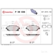Brake Pad Set BREMBO P59036 /  - Set