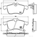 Brake Pad Set BREMBO P59045 /  - Set