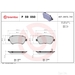 Brake Pad Set BREMBO P59050 /  - Set