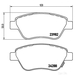 Brake Pad Set BREMBO P59051 /  - Set