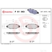 Brake Pad Set BREMBO P61063 /  - Set
