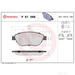 Brake Pad Set BREMBO P61068 /  - Set