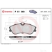 Brake Pad Set BREMBO P61069 /  - Set