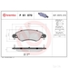 Brake Pad Set BREMBO P61070 /  - Set