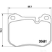 Brake Pad Set BREMBO P65002 /  - Set