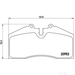 Brake Pad Set BREMBO P65005 /  - Set