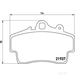 Brake Pad Set BREMBO P65007 /  - Set