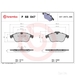 Brake Pad Set BREMBO P68047 /  - Set