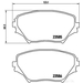 Brake Pad Set BREMBO P83055 /  - Set