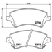 Brake Pad Set BREMBO P83064 /  - Set