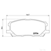 Brake Pad Set BREMBO P83067 /  - Set
