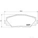 Brake Pad Set BREMBO P83071 /  - Set