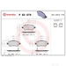 Brake Pad Set BREMBO P83079 /  - Set