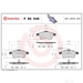 Brake Pad Set BREMBO P85049 /  - Set