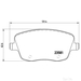 Brake Pad Set BREMBO P85057 /  - Set