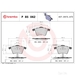 Brake Pad Set BREMBO P85062 /  - Set
