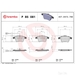 Brake Pad Set BREMBO P85081 /  - Set