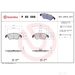 Brake Pad Set BREMBO P85098 /  - Set
