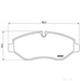 Brake Pad Set BREMBO PA6026 /  - Set