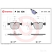 Brake Pad Set BREMBO P06026 /  - Set