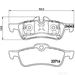 Brake Pad Set BREMBO P06032 /  - Set