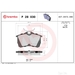 Brake Pad Set BREMBO P28030 /  - Set